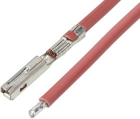 216301-2215, Rectangular Cable Assemblies MX150 F-S 450MM 16 AWG LEADS RD Au