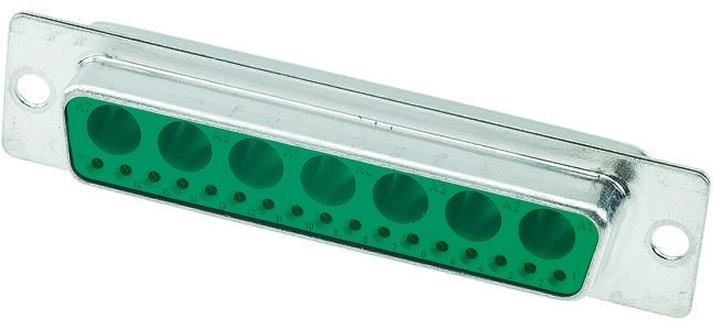 09695017247, D-Sub Mixed Contact Connectors DSUB FEM STR 24W7 SLDRCUP