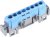 0 048 42, Distribution Block, 8 Way, 1.5 16mm², 80A, 400 V ac, Blue