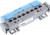 0 048 42, Distribution Block, 8 Way, 1.5 16mm², 80A, 400 V ac, Blue
