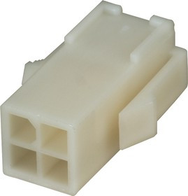 172159-1, Корпус разъема Mini-Universal MATE-N-LOK, розетка 4PIN без контактов (Housing)