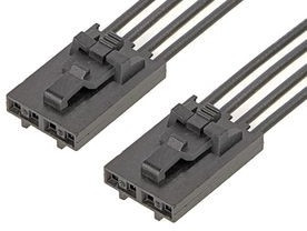 216270-1044, Rectangular Cable Assemblies SL POSITIVE LOCK R-R 4CKT 600MM Sn