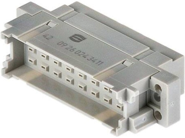 09260243411, DIN 41612 Connectors DIN-PWR 2F 024-MC-B