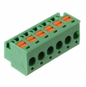 1805559, Pluggable Terminal Blocks 6 Pos 5mm pitch Plug 26-14AWG Spring 1805559, Pluggable Terminal Blocks 6 Pos 5mm pitch Plug 26-14AWG Spring