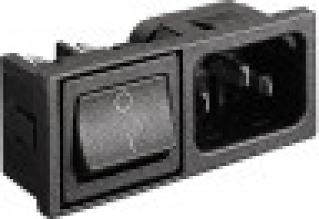 BZM27/Z0000/57C, AC Power Entry Modules Polysnap Power Inlet Module