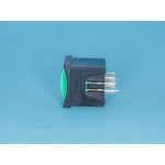 PSM2-1-E-B-E (зеленая), Кнопка с подсветкой ON-OFF PSM2-1-E-B-E (зеленая), Кнопка с подсветкой ON-OFF