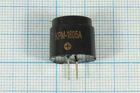 Излучатель звука магнитоэлектрический без генератора 16x14мм, 5В/50 Ом, аналог [HCM1606A]; зм 16x14\