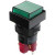 D16LMS1-1abKG, Кнопка без фиксации (5A 250VAC), LED подсветка 24VDC