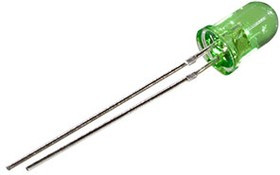 GNL-5013GT, Светодиод зеленый 20° d=5мм 100-300мКд 565нМ (Green)
