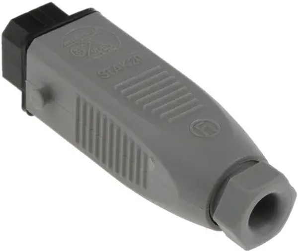 931264106 STAK 20, ST IP54 Black, Grey Cable Mount 2P + E Heavy Duty Power Connector Socket, Rated At 16A, 250 V 931264106 STAK 20, ST IP54 Black, Grey Cable Mount 2P + E Heavy Duty Power Connector Socket, Rated At 16A, 250 V