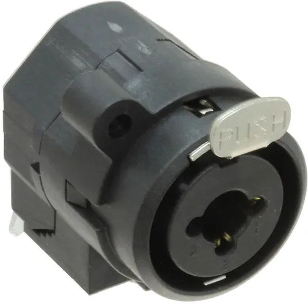 PXCST, Phone Connectors Combo Jack, Straight (Vertical) PC Mount