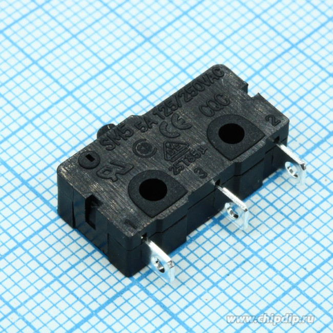 KLS7-KW4-3Z-B122113L (MSW-11) (SM5-00N-115), Микропереключатель (5A 250VAC)