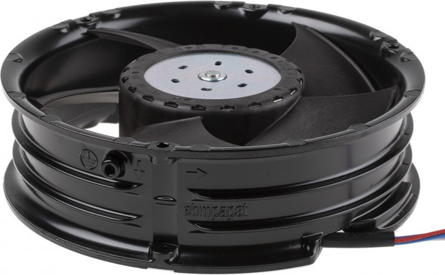 6314/2TDHP, 6300 TD - S-Force Series Axial Fan, 24 V dc, DC Operation, 600m³/h, 41W, IP20, 172 x 51mm
