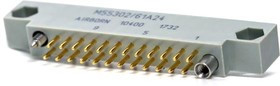 M55302/58LB24F, Rectangular MIL Spec Connectors CONNECTOR, W SERIES