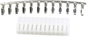 PHU-12 (DS1072-12 F), Розетка кабельная с контактами 3.96мм 12pin