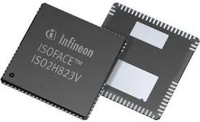 ISO2H823V25XUMA1, Power Load Distribution Switch, High Side, Active High, 8 Output, 3.6 V, 1 A, 0.21 ohm, VQFN-EP-70 ISO2H823V25XUMA1, Power Load Distribution Switch, High Side, Active High, 8 Output, 3.6 V, 1 A, 0.21 ohm, VQFN-EP-70