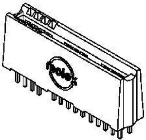 45911-0001, Standard Card Edge Connectors 12.9MM 10 CONTACTS POWER EDGE 45911-0001, Standard Card Edge Connectors 12.9MM 10 CONTACTS POWER EDGE