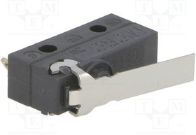 ZW10E15CD1, Микропереключатель SNAP ACTION; с рычагом; SPDT; 0,1A/125ВAC ZW10E15CD1, Микропереключатель SNAP ACTION; с рычагом; SPDT; 0,1A/125ВAC