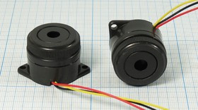 Комбинированный (быстро пульсирующий и непрерывный) пьезоизлучатель со встроенным генератором 29x24м