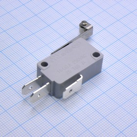 Микропереключатель СВЧ печи рычаг+ролик