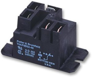 2-1649341-0, Универсальное реле, серия T9C, силовое, SPDT, 240В AC, 20А