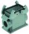 19300100231, Heavy Duty Power Connectors SURFACE MOUNTING HSG HAN 10B 1 SIDE ENTRY