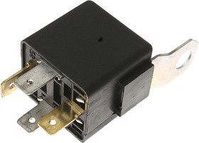 752.3777-10, Реле электромагнитное 12V 4-х контактное 30А замык. с кронштейном с резистором АВАР