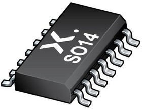 74LV132D,118, NAND Gate 4-Element 2-IN CMOS Automotive 14-Pin SO T/R