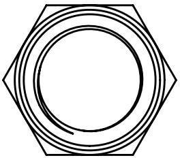 W11, Phone Connectors O-Ring/ Hex Nut Set Thick Panel