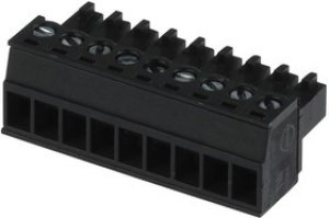 39500-0009, Съемная клеммная колодка, 3.5 мм, 9 вывод(-ов), 30AWG до 16AWG, 1.5 мм², Винт, 8 А 39500-0009, Съемная клеммная колодка, 3.5 мм, 9 вывод(-ов), 30AWG до 16AWG, 1.5 мм², Винт, 8 А