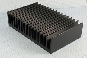 Радиатор охлаждения 160x100x 40, F40, Al, черный, BLA307-100