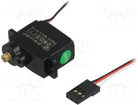 KP-DM08YY, Двигатель: сервомеханизм, 5-8,4ВDC, micro, цифровой, 13г, металл KP-DM08YY, Двигатель: сервомеханизм, 5-8,4ВDC, micro, цифровой, 13г, металл