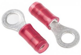 320551, Наконечник: кольцевой, M4, d: 4-17мм, 0,3-1,42мм2, обжим, на провод, луженые