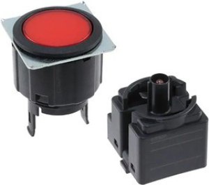 A3UL-TBR-2A1C-M, Pushbutton Switches Lighted PB Red,12VDC A3UL-TBR-2A1C-M, Pushbutton Switches Lighted PB Red,12VDC