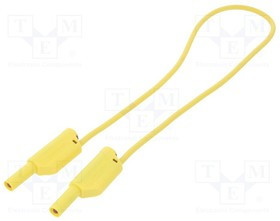 VSFK5000150-GE, Измерительный провод ПВХ 0,5м желтый сечение провода 1мм2