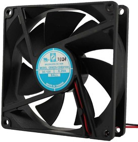 OD9225-12HBIP69K, DC AXIAL FAN, BALL, 50CFM, 0.29A, 12V
