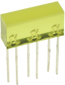 L-845/3YDT, Светодиодный модуль 5х16мм/желтый/ 588нм/5-10мкд/120°