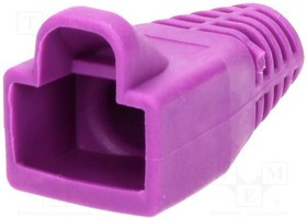 RJ45SRB-P, Корпус вилки RJ45, 6мм, Цвет: багровый