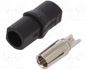 SH4.0U-F, Вилка; питания DC; SH4,0; "мама"; PIN: 1; на провод; пайка; 35А; 500В