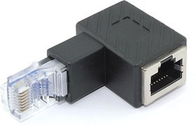 Удлинитель сетевого кабеля мама-папа угловой вниз