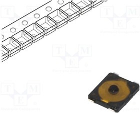 EVPAFKB65, Микропереключатель TACT, SPST, Пол: 2, 0,02A/15ВDC, SMT, нет, 1,6Н