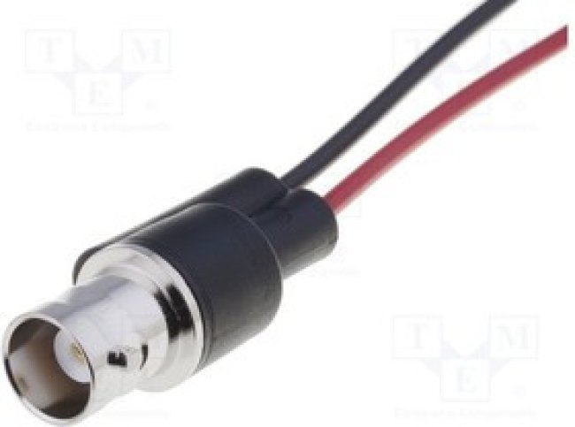 POM-4969, Измерительный провод, 60ВDC, Дл: 0,15м, черный и красный