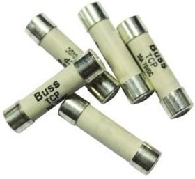 BK1-TCP70-30-R, Fuse Cartridge 30A 70V Holder Cartridge 6.3 X 25.2mm Ceramic Carton cULus