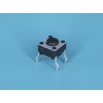 TC-0102 (TS-A1PS-130), Кнопка тактовая 6х6мм, h=4.3мм (SWT2) (0643HIM-130G)