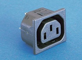PX0695/20/63, Разъем: питания AC, гнездо, "мама", 10А, 250ВAC, IEC 60320, C13 (F) PX0695/20/63, Разъем: питания AC, гнездо, "мама", 10А, 250ВAC, IEC 60320, C13 (F)