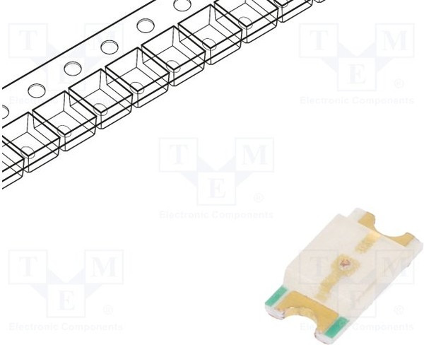 RF-OUS150TS-CE, LED; SMD; 1206; orange; 100?250mcd; 3.2x1.6x0.7mm; 140°; 1.8?2.3V RF-OUS150TS-CE, LED; SMD; 1206; orange; 100?250mcd; 3.2x1.6x0.7mm; 140°; 1.8?2.3V