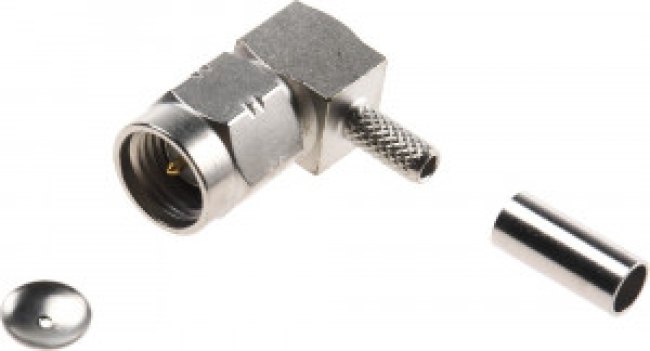 R124172120W, RF Connectors / Coaxial Connectors SMA / RIGHT ANGLE PLUG CRIMP TYPE CABLE 2.6/50 S R124172120W, RF Connectors / Coaxial Connectors SMA / RIGHT ANGLE PLUG CRIMP TYPE CABLE 2.6/50 S