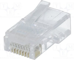 RJ45WD, Вилка, RJ45, PIN: 8, Конф: 8p8c, на провод, IDC, обжим