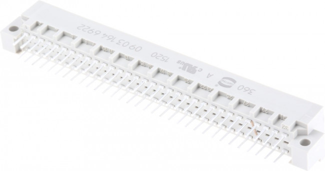 09031646922, DIN 41612 Connectors 64P MALE STRT TYPE C 2.54MM STANDARD