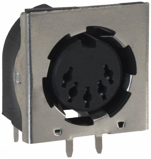 5212044-1, Circular DIN Connectors C-DIN 05P REC R/A T/H 5212044-1, Circular DIN Connectors C-DIN 05P REC R/A T/H